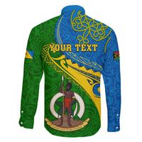 Personalized Malampa Day Family Matching Mermaid Dress and Hawaiian Shirt Sand Drawing Vanuatuan Pattern LT05 - Polynesian Pride