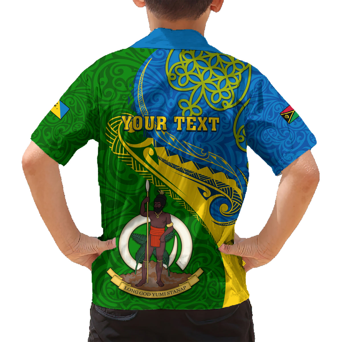 Personalized Malampa Day Family Matching Short Sleeve Bodycon Dress and Hawaiian Shirt Sand Drawing Vanuatuan Pattern LT05 - Polynesian Pride