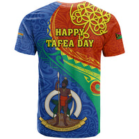 Tafea Day T Shirt Sand Drawing Vanuatuan Pattern LT05 - Polynesian Pride