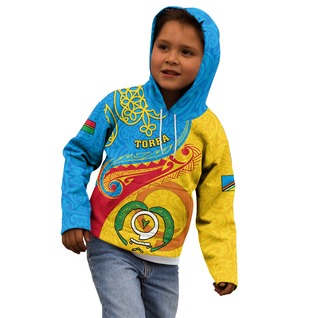 Torba Day Kid Hoodie Sand Drawing Vanuatuan Pattern LT05 - Polynesian Pride