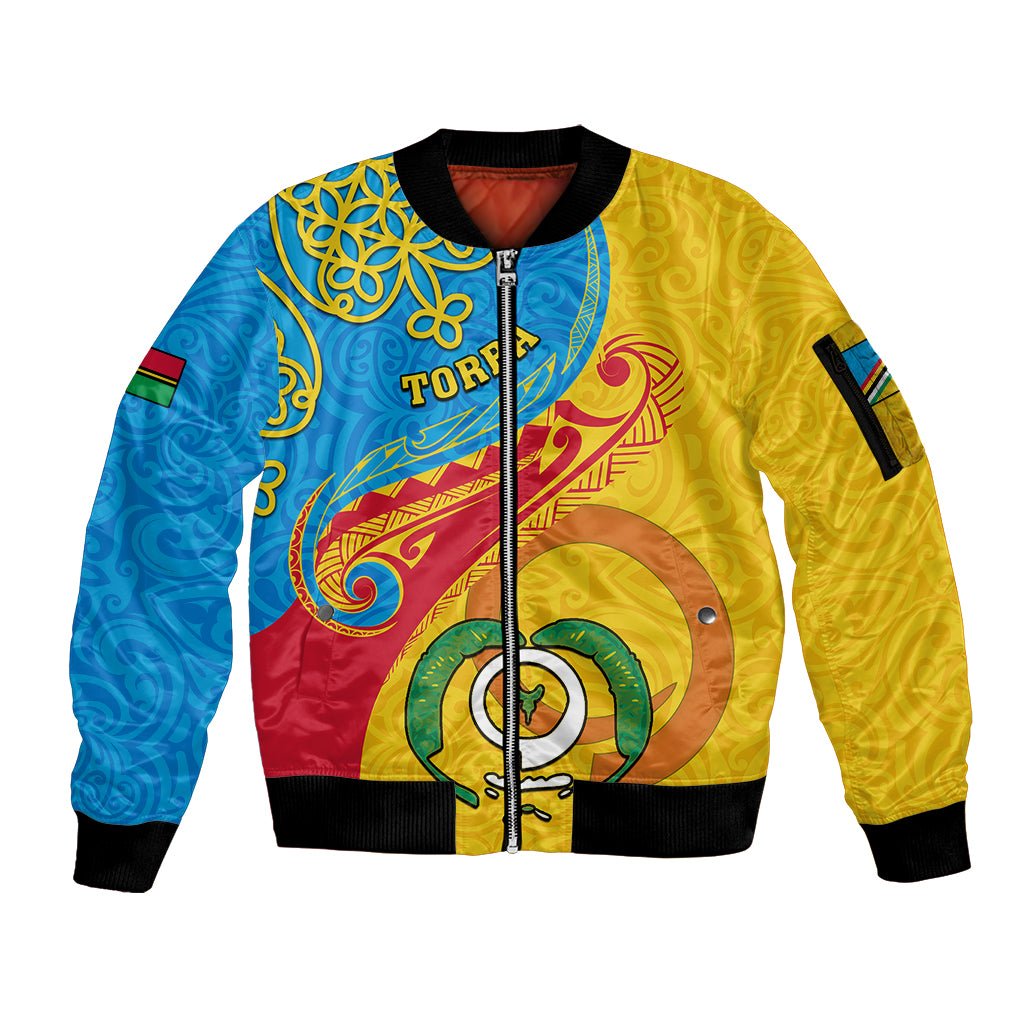 torba-day-sleeve-zip-bomber-jacket-sand-drawing-vanuatuan-pattern
