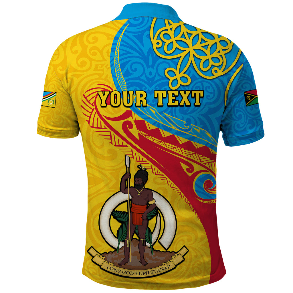 Personalized Torba Day Polo Shirt Sand Drawing Vanuatuan Pattern LT05 - Polynesian Pride