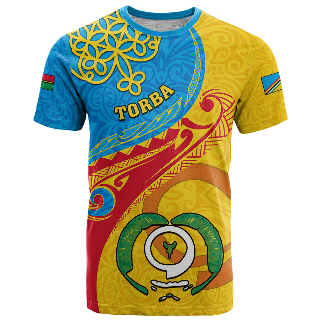 Personalized Torba Day T Shirt Sand Drawing Vanuatuan Pattern LT05 Yellow - Polynesian Pride