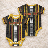 Personalised Salelologa Samoa Baby Onesie Samoan Tribal Pattern LT05 - Polynesian Pride