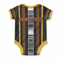 Personalised Salelologa Samoa Baby Onesie Samoan Tribal Pattern LT05 - Polynesian Pride