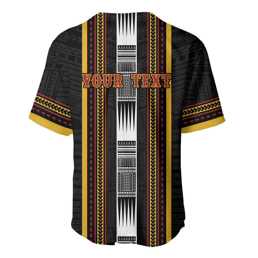 Personalised Salelologa Samoa Baseball Jersey Samoan Tribal Pattern LT05 - Polynesian Pride