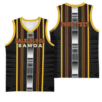 Personalised Salelologa Samoa Basketball Jersey Samoan Tribal Pattern LT05 - Polynesian Pride
