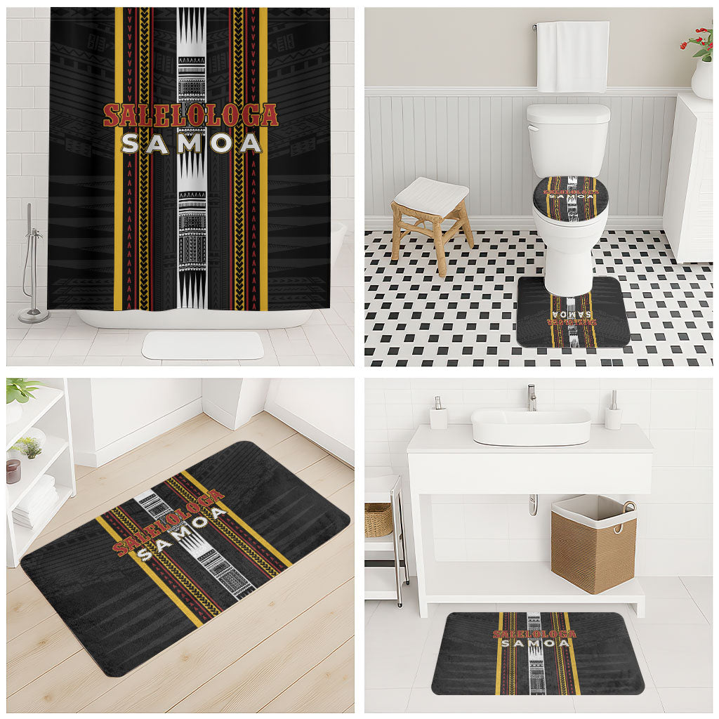 Salelologa Samoa Bathroom Set Samoan Tribal Pattern