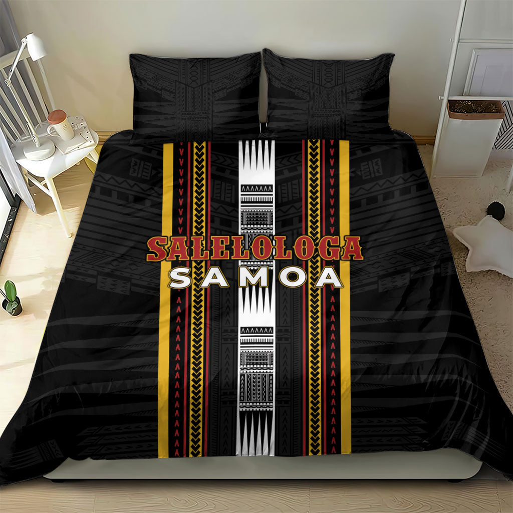 Salelologa Samoa Bedding Set Samoan Tribal Pattern