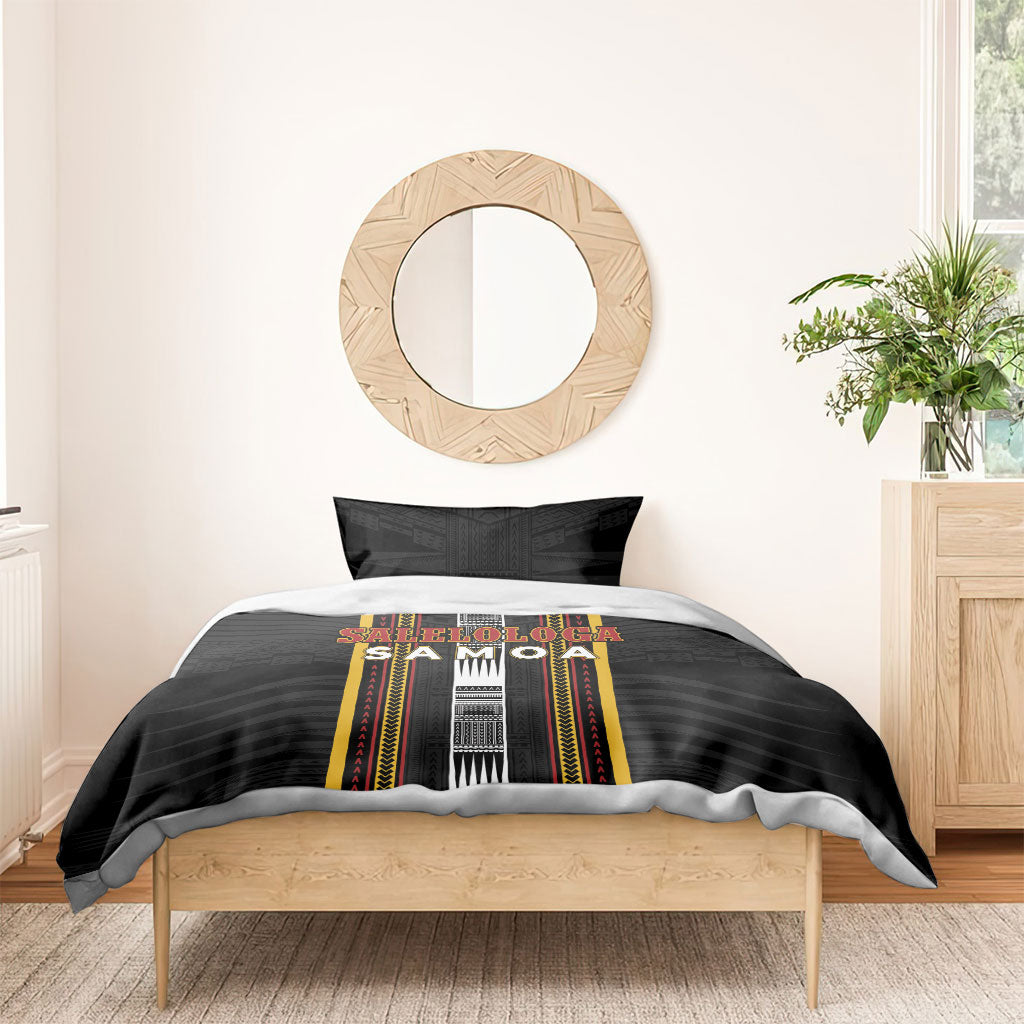 Salelologa Samoa Bedding Set Samoan Tribal Pattern