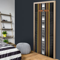 Personalised Salelologa Samoa Door Cover Samoan Tribal Pattern