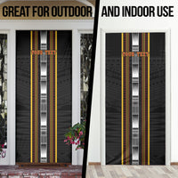 Personalised Salelologa Samoa Door Cover Samoan Tribal Pattern