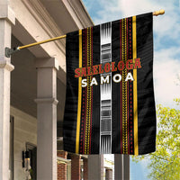 Salelologa Samoa Garden Flag Samoan Tribal Pattern