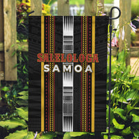 Salelologa Samoa Garden Flag Samoan Tribal Pattern