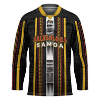 Personalised Salelologa Samoa Hockey Jersey Samoan Tribal Pattern