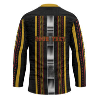Personalised Salelologa Samoa Hockey Jersey Samoan Tribal Pattern