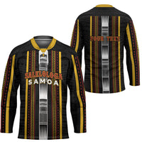 Personalised Salelologa Samoa Hockey Jersey Samoan Tribal Pattern