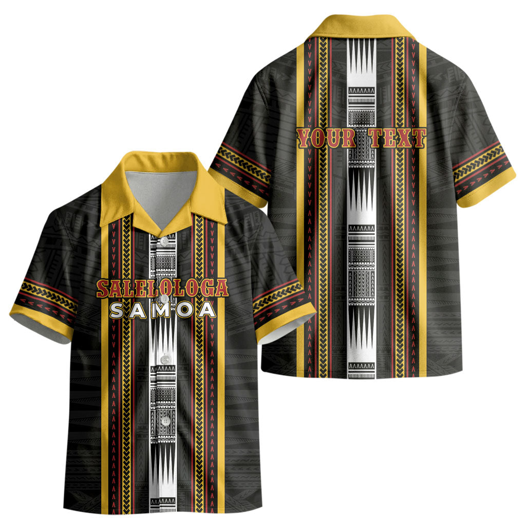 Personalised Salelologa Samoa Kid Hawaiian Shirt Samoan Tribal Pattern LT05 - Polynesian Pride