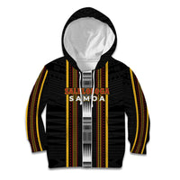 Personalised Salelologa Samoa Kid Hoodie Samoan Tribal Pattern LT05 Hoodie Black - Polynesian Pride