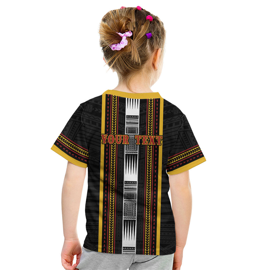Personalised Salelologa Samoa Kid T Shirt Samoan Tribal Pattern LT05 - Polynesian Pride