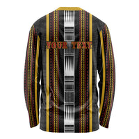 Personalised Salelologa Samoa Long Sleeve Shirt Samoan Tribal Pattern LT05 - Polynesian Pride