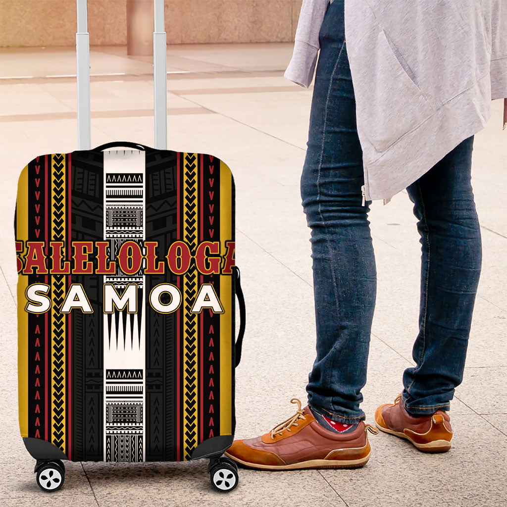 Salelologa Samoa Luggage Cover Samoan Tribal Pattern