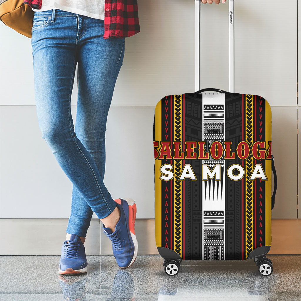Salelologa Samoa Luggage Cover Samoan Tribal Pattern
