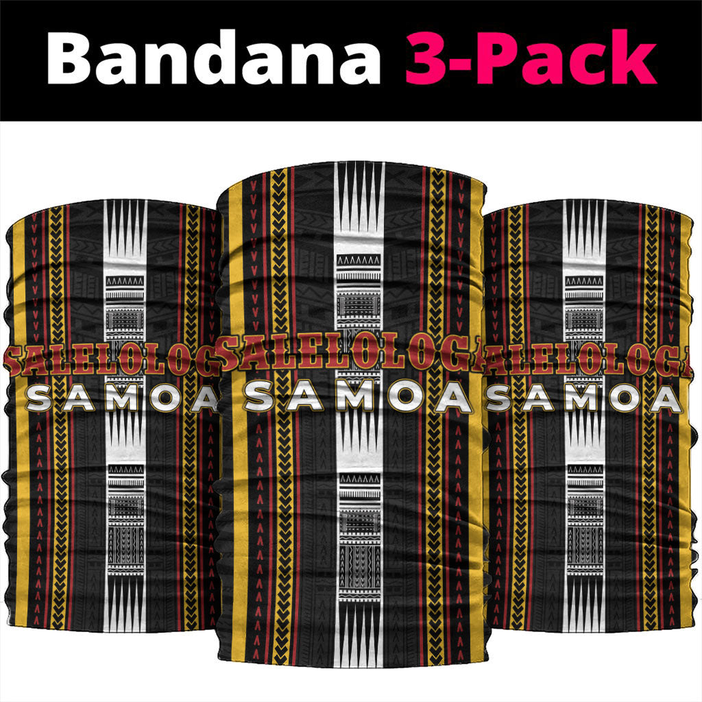 Salelologa Samoa Neck Gaiter Samoan Tribal Pattern