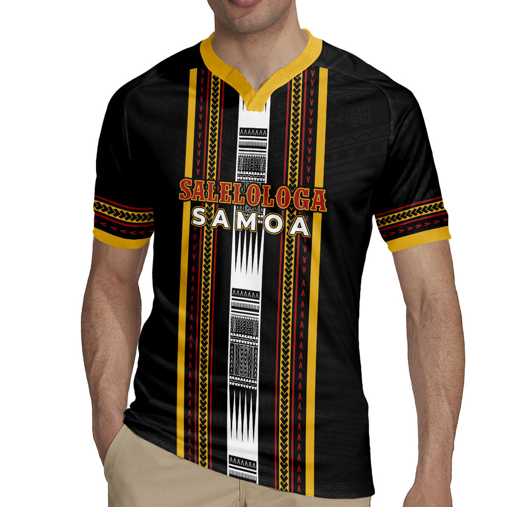 Personalised Salelologa Samoa Rugby Jersey Samoan Tribal Pattern LT05 - Polynesian Pride