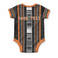 Personalised Vaitele Samoa Baby Onesie Samoan Tribal Pattern