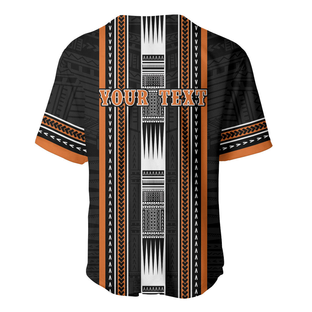 Personalised Vaitele Samoa Baseball Jersey Samoan Tribal Pattern LT05 - Polynesian Pride