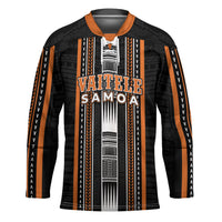 Personalised Vaitele Samoa Hockey Jersey Samoan Tribal Pattern