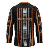 Personalised Vaitele Samoa Hockey Jersey Samoan Tribal Pattern