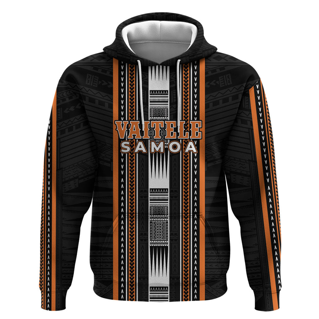 Personalised Vaitele Samoa Hoodie Samoan Tribal Pattern
