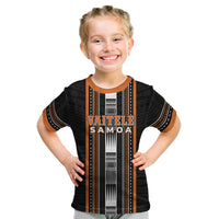 Personalised Vaitele Samoa Kid T Shirt Samoan Tribal Pattern