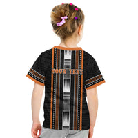 Personalised Vaitele Samoa Kid T Shirt Samoan Tribal Pattern