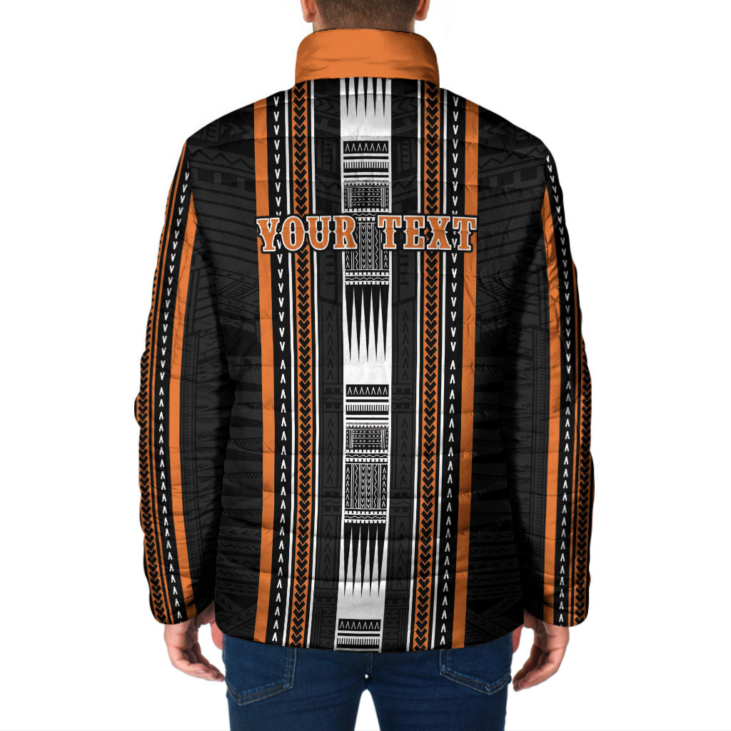 Personalised Vaitele Samoa Padded Jacket Samoan Tribal Pattern LT05 - Polynesian Pride