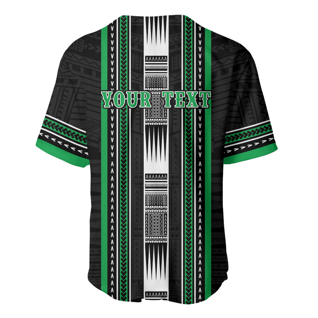 Personalised Siusega Samoa Baseball Jersey Samoan Tribal Pattern LT05 - Polynesian Pride