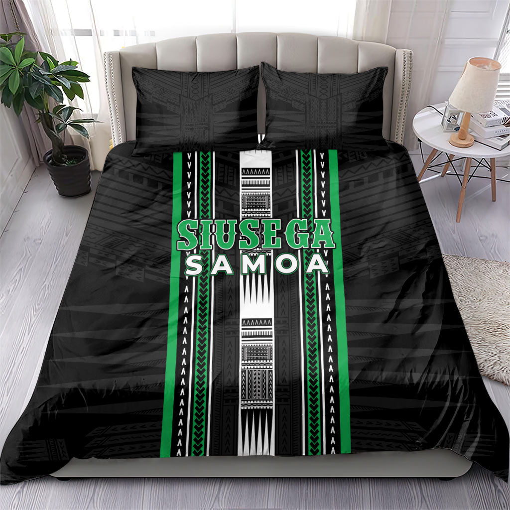 Siusega Samoa Bedding Set Samoan Tribal Pattern