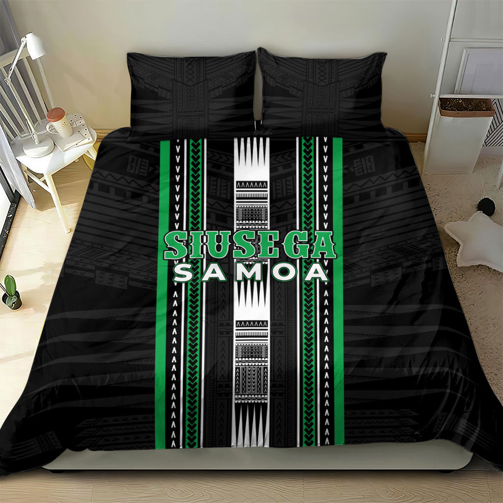 Siusega Samoa Bedding Set Samoan Tribal Pattern