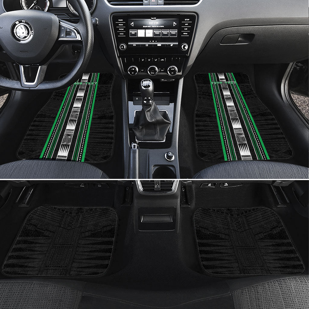 Personalised Siusega Samoa Car Mats Samoan Tribal Pattern
