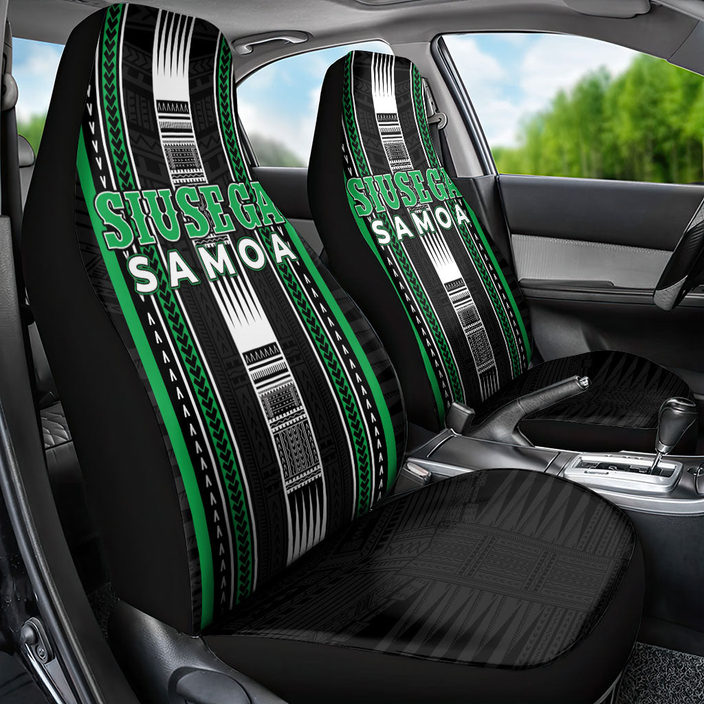 Siusega Samoa Car Seat Cover Samoan Tribal Pattern LT05 - Polynesian Pride