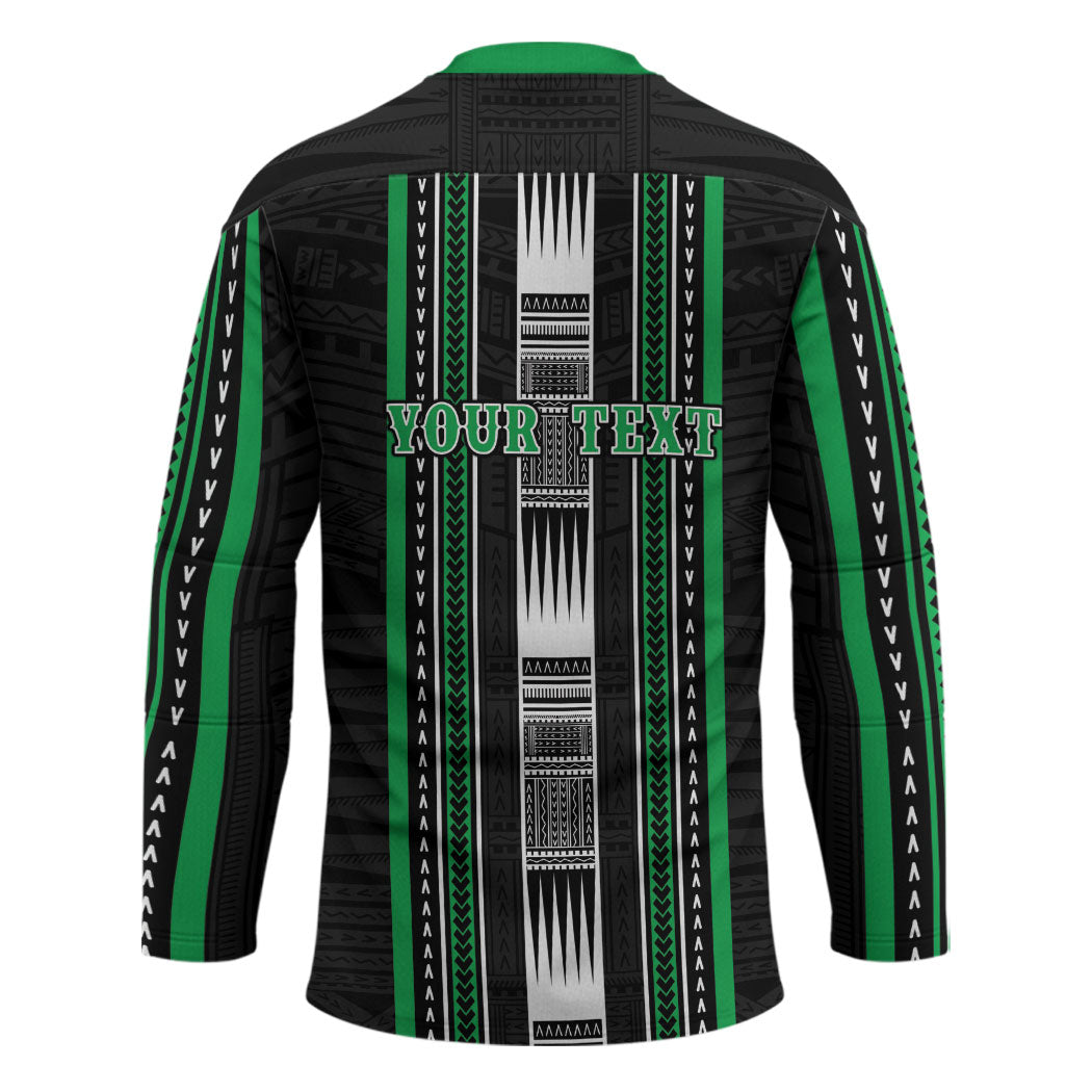 Personalised Siusega Samoa Hockey Jersey Samoan Tribal Pattern