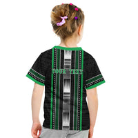 Personalised Siusega Samoa Kid T Shirt Samoan Tribal Pattern