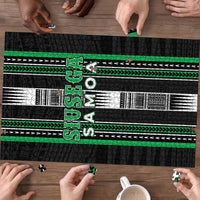 Siusega Samoa Puzzle Samoan Tribal Pattern LT05 - Polynesian Pride