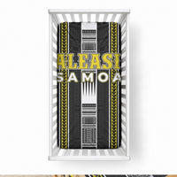 Faleasiu Samoa Baby Bed Cover Samoan Tribal Pattern LT05 28 × 52 in Yellow - Polynesian Pride