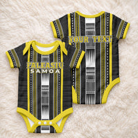 Personalised Faleasiu Samoa Baby Onesie Samoan Tribal Pattern LT05 - Polynesian Pride