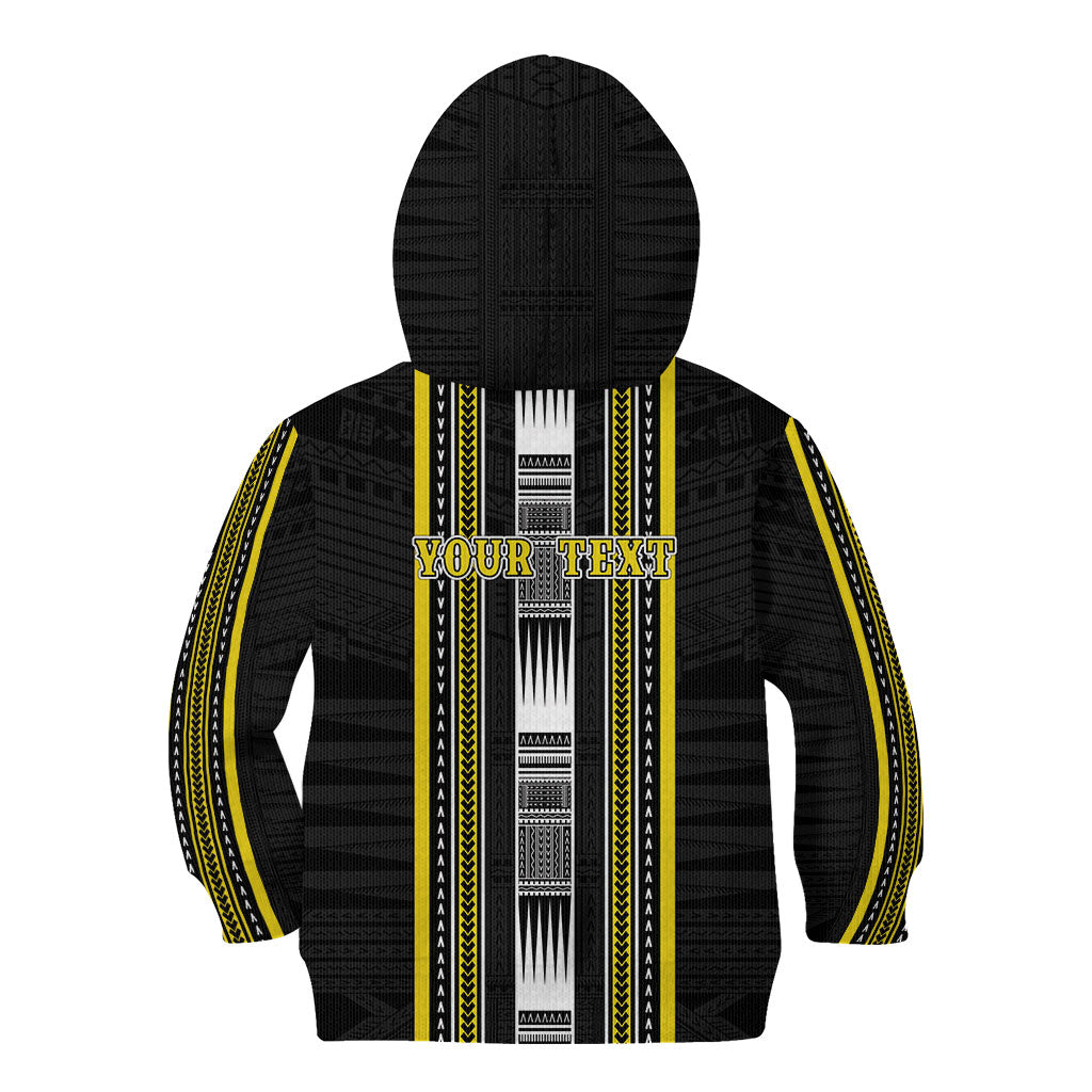 Personalised Faleasiu Samoa Kid Hoodie Samoan Tribal Pattern LT05 - Polynesian Pride