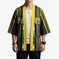 Personalised Faleasiu Samoa Kimono Samoan Tribal Pattern