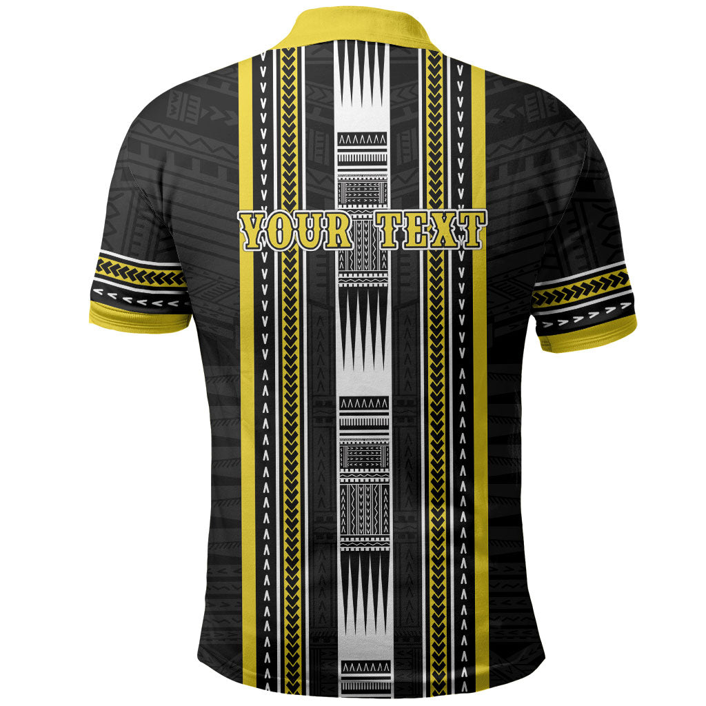 Personalised Faleasiu Samoa Polo Shirt Samoan Tribal Pattern